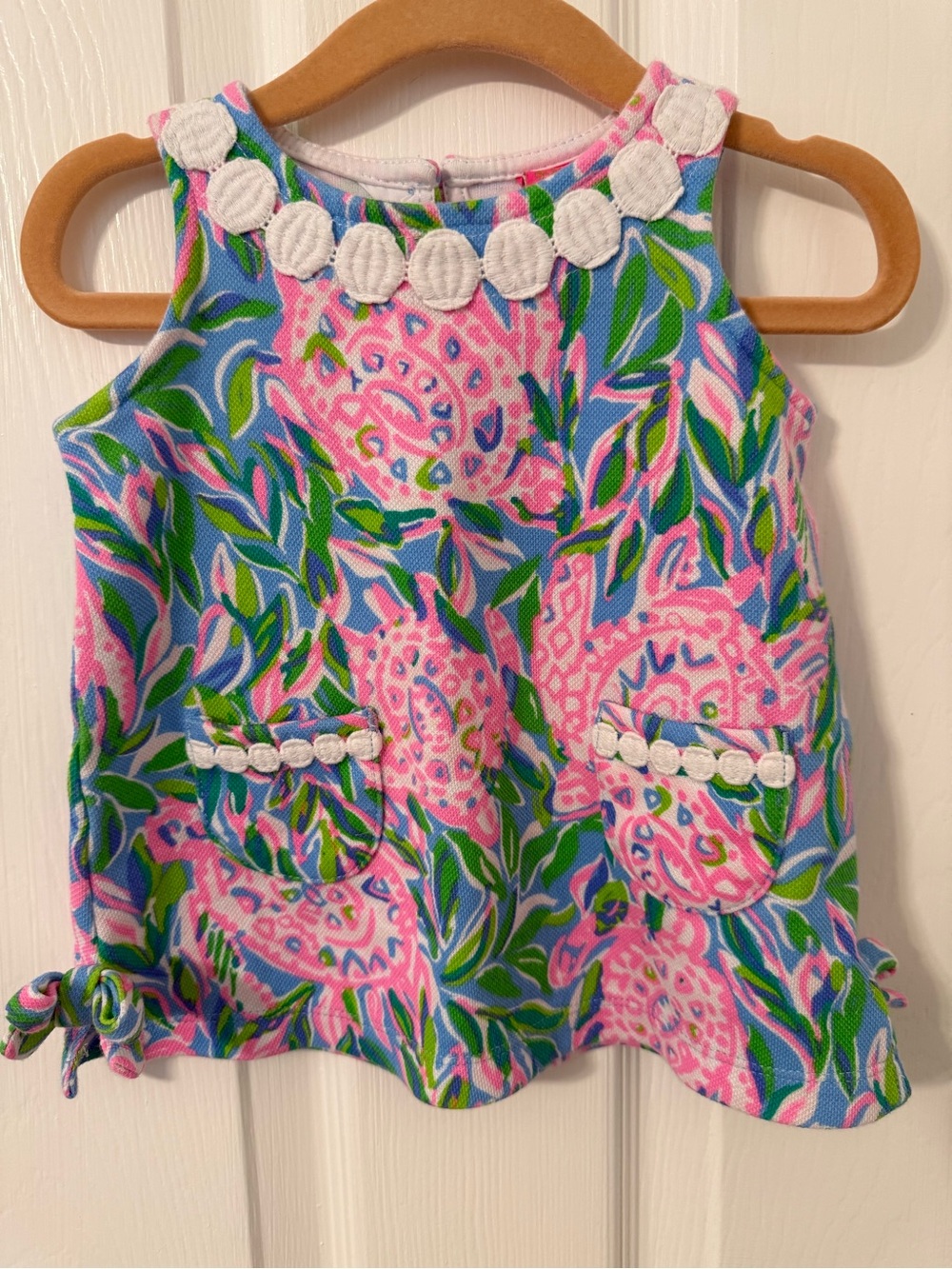 Lilly Pulitzer Pink, Blue & Green Floral Girls' Tank